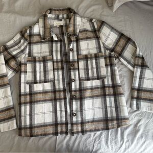 MELLODAY Checkered Flannel Shirt